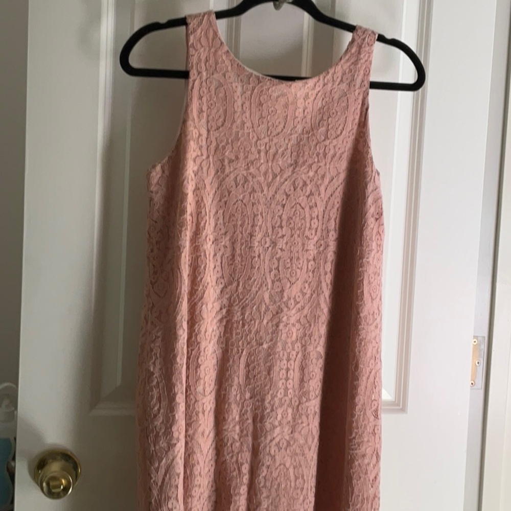 Pink Blush Maternity Dress